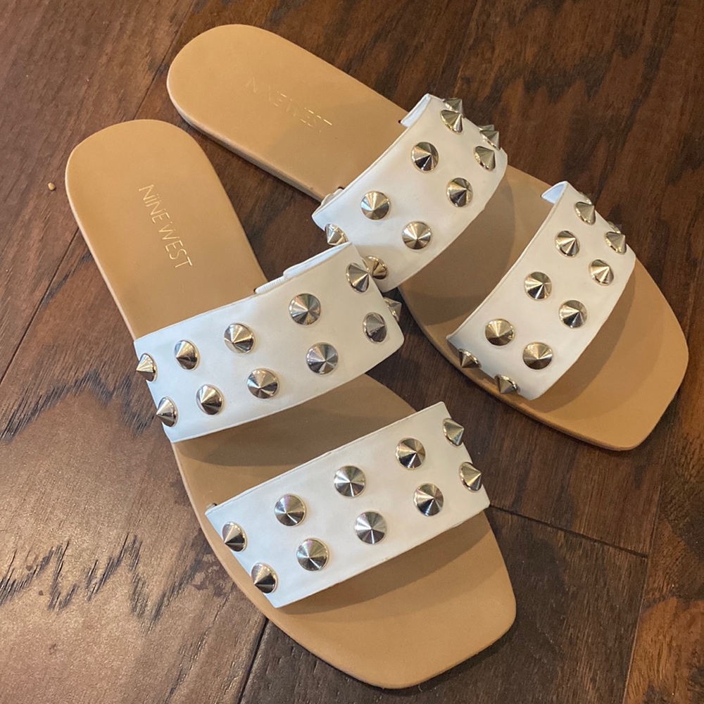 Studded sandals x Nine West